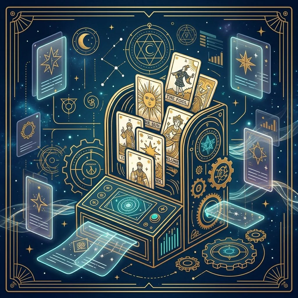 Where Crystals Meet
the Tarot